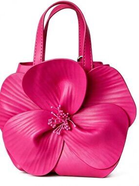 Floral Mini Evening Clutch Purse for Women - PU Leather Handbag with Chain for